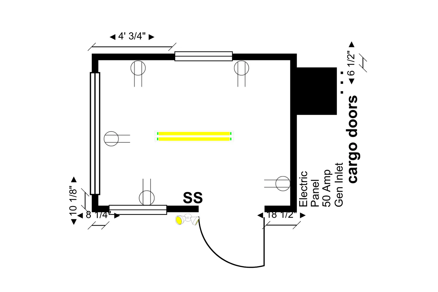 10ft Shipping Containers Scale House (10STSH) Container View 7