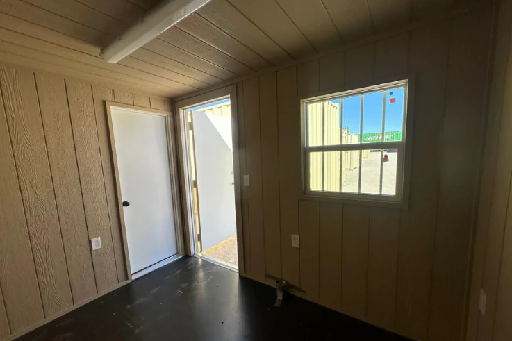 20ft Mobile Office Shipping Container with Storage (20STMOS) Container View 4