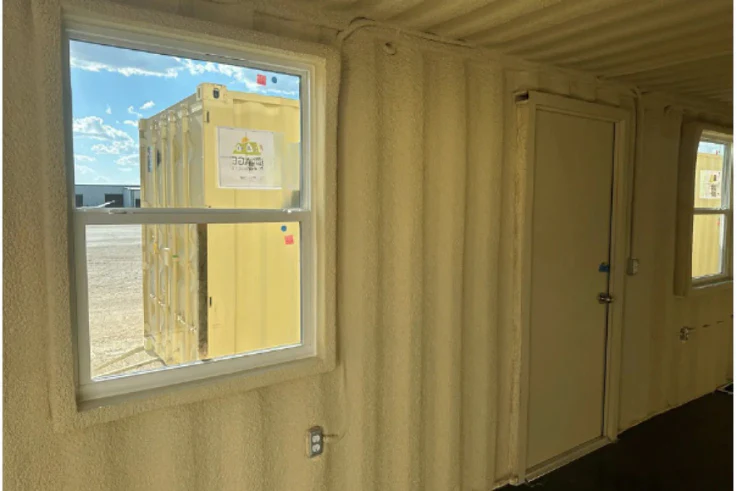 20ft Shipping Container Office (Insulated / No Siding) (20STOFI) Container View 5