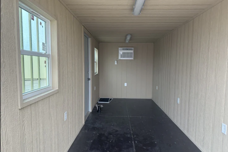 20ft Mobile Office Shipping Container with Storage (20STMOS) Container View 3