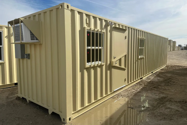 40ft Mobile Office Shipping Container with Storage (18/22) (40HCMOS1822) Container View 1