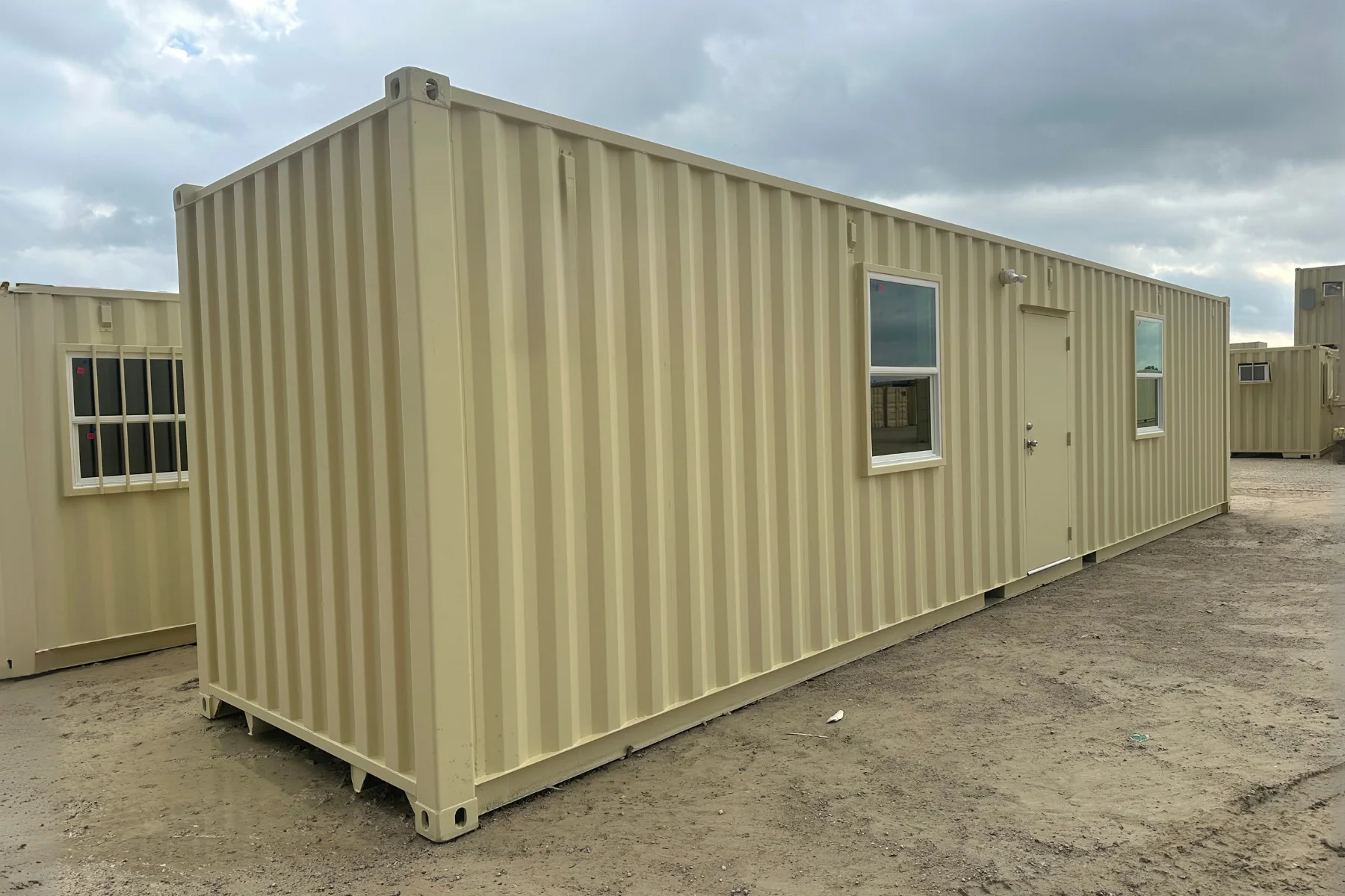 40ft Shipping Container Office (Insulated / No Siding) (40HCOFI) Container View 1