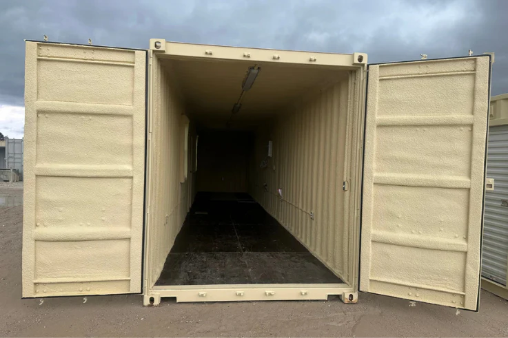 40ft Shipping Container Office (Insulated / No Siding) (40HCOFI) Container View 5