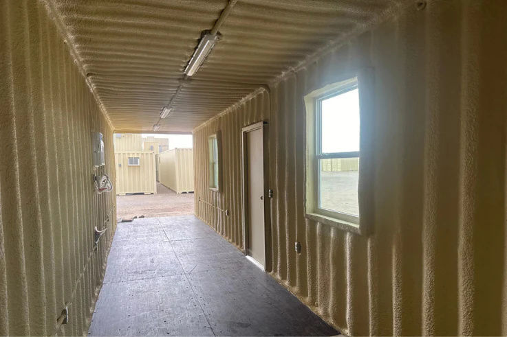 40ft Shipping Container Office (Insulated / No Siding) (40HCOFI) Container View 6