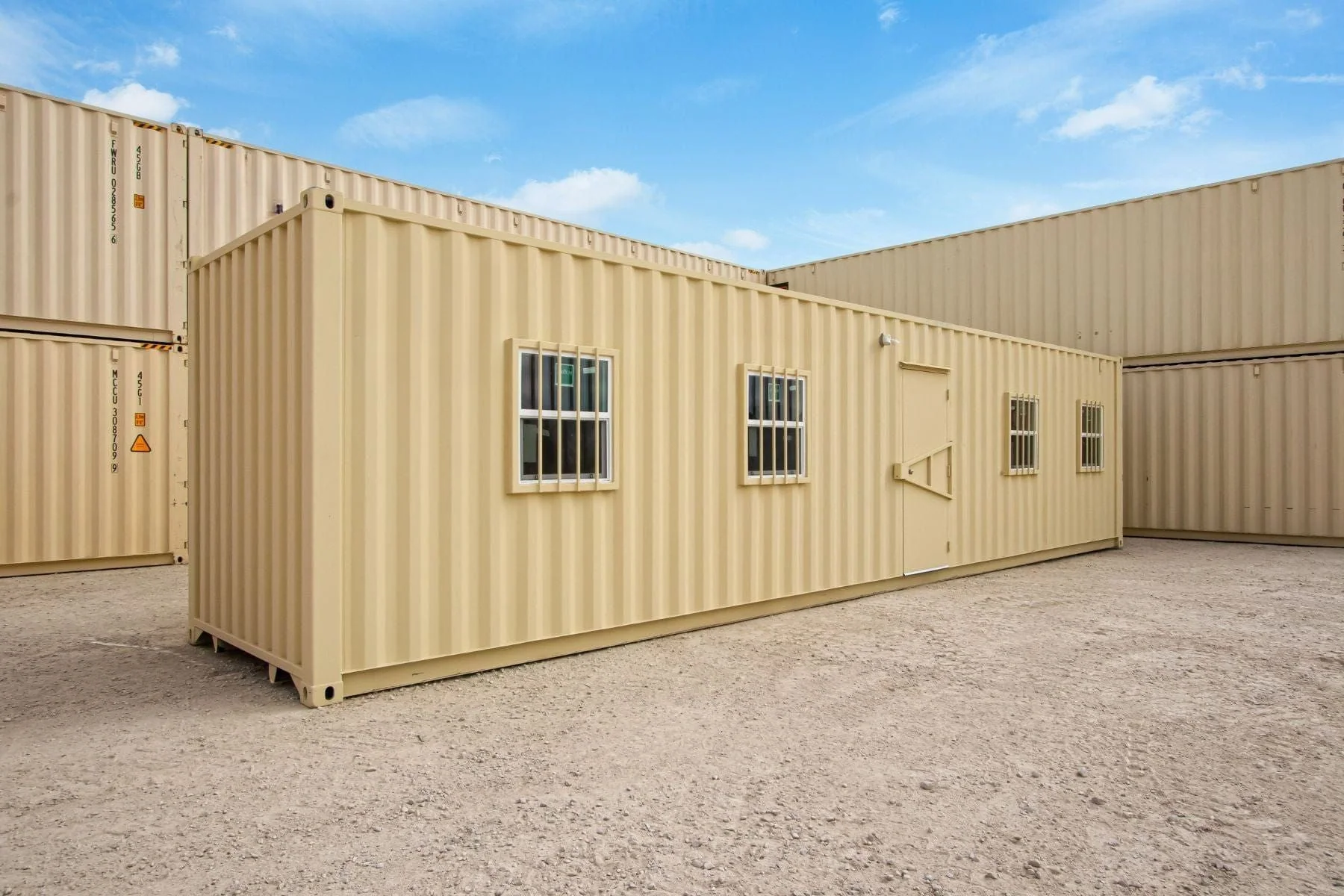 40ft Shipping Container Office (Insulated  With Siding) (40HCOFIS) Container View 1