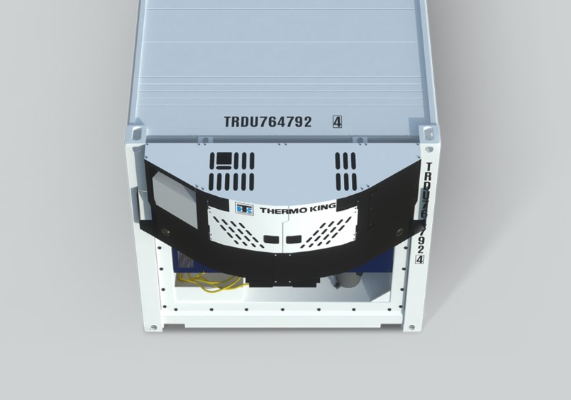 Heavy duty industrial diesel generator set for reefer power